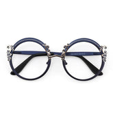 Alexis Fashion Round Glasses Frame Round Frames Southood Blue